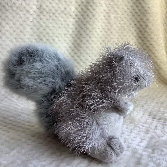 GANZ Webkinz HM203 Plush Grey Squirrel Stuffed Animal Toy No Code - Picture 4 of 16